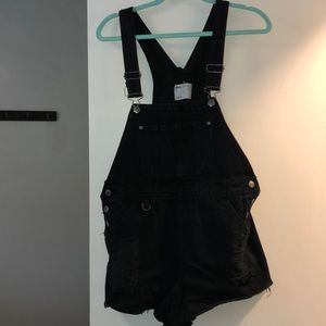 ASOS black overalls